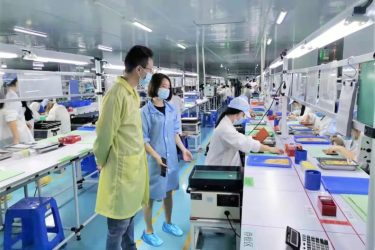 肖總視查產線復工復產情況